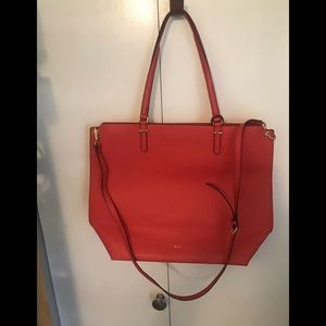 Ralph Lauren tote.  Coral